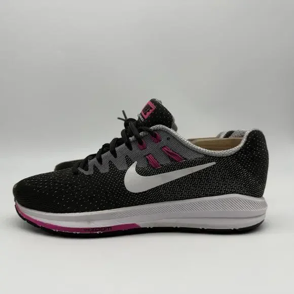 Nike Air Zoom Structure 20 Womens Running 'Anthracite Pink' Size 7 - Picture 3 of 9